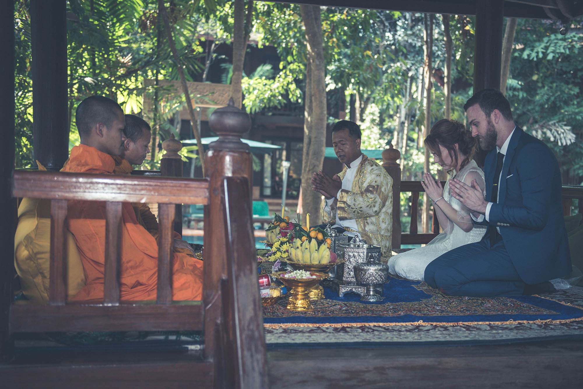 Siem Reap Monks blessing